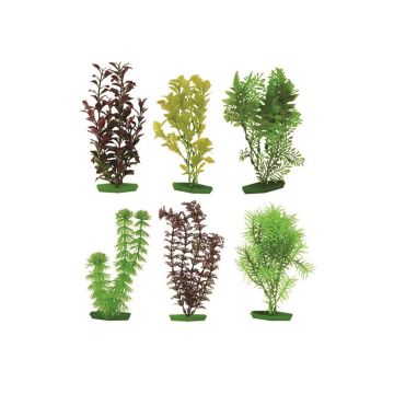 DECOR PENTRU ACVARIU PLANTA M FLAMINGO 10x6x22CM DECOR PENTRU ACVARIU PLANTA M FLAMINGO 10x6x22CM