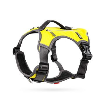 HAM PENTRU CAINI FIDA MULTIFUNCTIONAL REFLECTORIZANT YELLOW S 9 KG / 34-48 CM