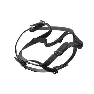 HAM PIELE PENTRU CAINI CU ORNAMENT NR.3 NEGRU 64-72CM/16MM