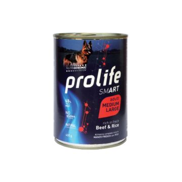 HRANA UMEDA PENTRU CAINI PREMIUM PROLIFE DOG ADULT MEDIUM/LARGE SMART VITA&OREZ CV 400GR