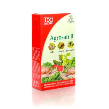 Moluscocid Infestatii cu Melci, Agrosan B, 500 g Moluscocid Infestatii cu Melci, Agrosan B, 500 g