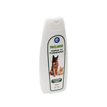 SAMPON PENTRU CAINI SI PISICI CU CLORHEXIDINA 300ML