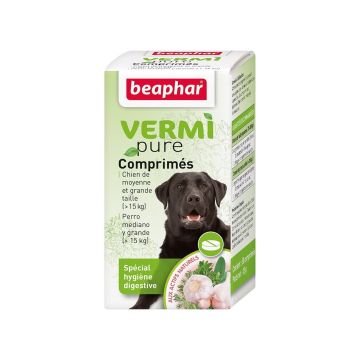 Tablete Digestive Antiparazitare Beaphar Vermipure Dog L, >15kg, 50 tablete Tablete Digestive Antiparazitare Beaphar Vermipure Dog L, >15kg, 50 tablete