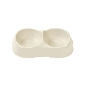 CASTRON DIN PLASTIC PENTRU CAINI SI PISICI MPS MAYA DUBLU S WHITE