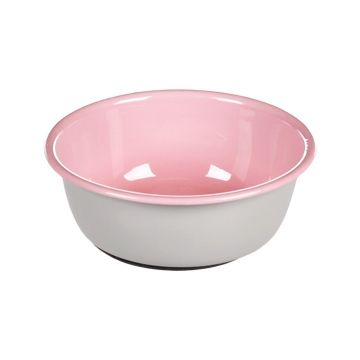 Castron Pisici, din Inox, Flamingo Meow Nell Pink, 250 ml