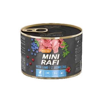 Hrana Umeda Caini, Rafi Dog, Adult Mini, Miel, 185 g