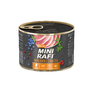 Hrana Umeda Caini, Rafi Dog, Adult Mini, Rata, 185 g