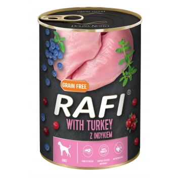 Hrana Umeda Caini, Rafi Dog, Curcan si Afine, 400 g