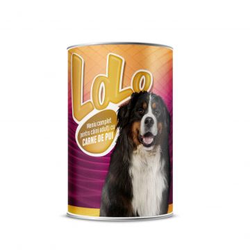Hrana Umeda Completa pentru Caini Adulti, Lolo, Carne de Pasare, 1240 g