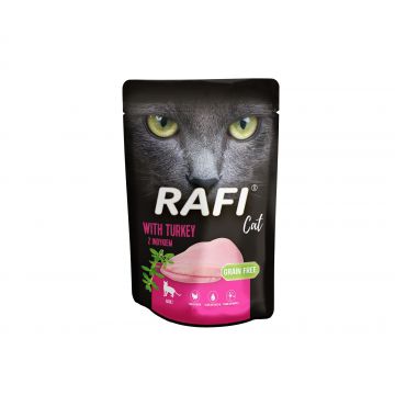 Hrana Umeda Pisici, Rafi Cat, Curcan, 100 g ieftina