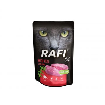 Hrana Umeda Pisici, Rafi Cat, Vitel, 100 g ieftina