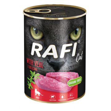 Hrana Umeda Pisici, Rafi Cat, Vitel, 400 g