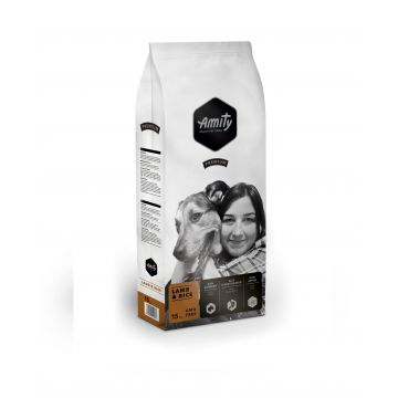 Hrana Uscata Caini, Amity Premium Dogs, Miel si Orez, 15 kg