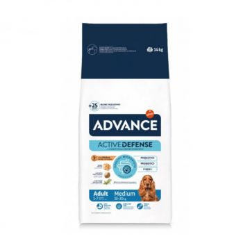 Hrana uscata pentru caini Advance Medium Adult cu pui 14 kg