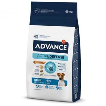 Hrana uscata pentru caini Advance Mini Adult cu pui  orez