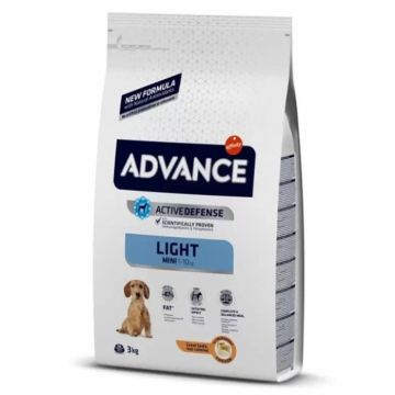 Hrana uscata pentru caini Advance Mini Light  cu pui 3 kg