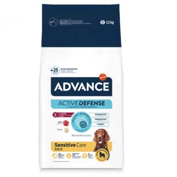 Hrana uscata pentru caini Advance Sensitive cu miel  orez 12 kg