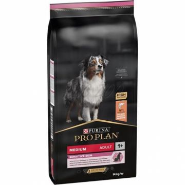 Hrana uscata pentru caini Pro Plan Medium Adult cu somon 14 kg