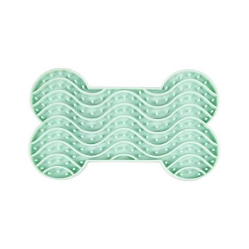 HRANITOARE INTERACTIVA FLAMINGO LICK PAD YUMMEE MINT GREEN S 15x8,6x1,9 CM