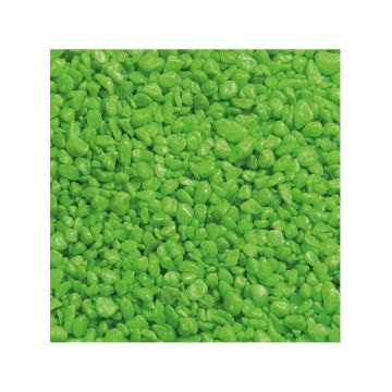 NISIP PENTRU ACVARIU FLAMINGO VERDE NEON 1KG 4-7MM