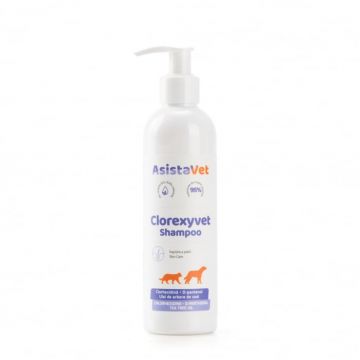 Sampon dermatologic antiseptic si hidratant cu clorhexidina 3% Clorexyvet