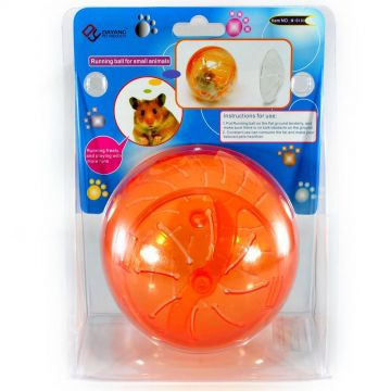 SFERA PLASTIC HAMSTERI M-0101, COLOR, 13 CM