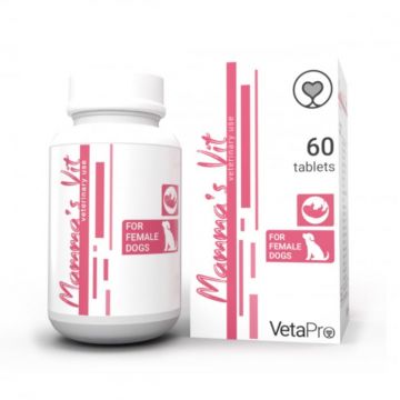 VETAPRO mammas vit caini femele gestatie lactatie 60tab cut complex multivitamine si minerale