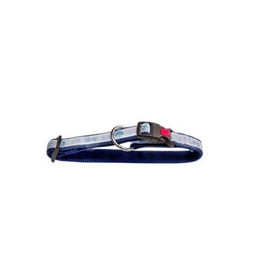 ZGARDA NYLON PENTRU CAINI  BLUE OLANDA CLICK 25MM*45-70CM