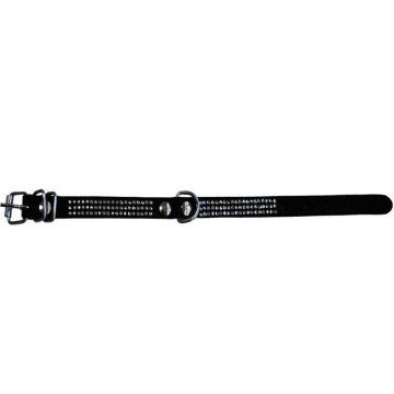 ZGARDA VELUR PENTRU CAINI  MILAN STRASURI 3 RANDURI 25CM