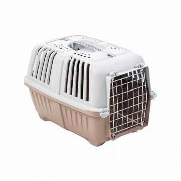 Cusca de transport Pratiko roz 48x31x33 cm