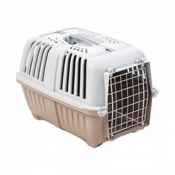 Cusca de transport Pratiko roz 55x36x36 cm