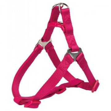 Ham pentru caini Premium One Touch L 65-80 cm 25 mm fuchsia