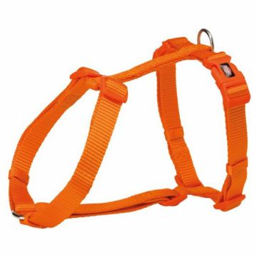 Ham pentru caini Premium XS-S 30-40 cm 10 mm portocaliu