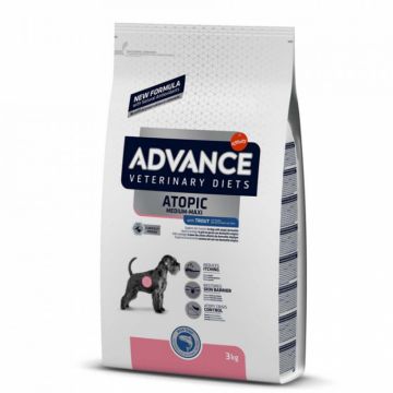Hrana dietetica pentru caini Advance Veterinary Diets Atopic Derma Care cu pastrav 3 kg