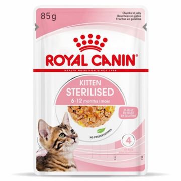 Hrana umeda pentru pisici Royal Canin Kitten Sterilised 85 g