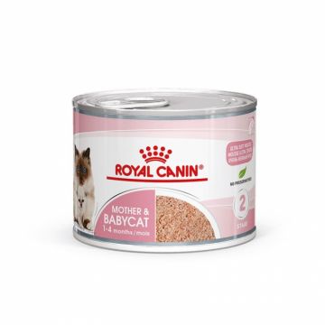 Hrana umeda pentru pisici Royal Canin Mother  BabyCat 195 gr