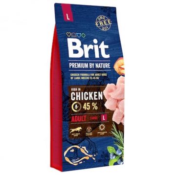 Hrana uscata pentru caini Brit Premium Adult L 15 kg