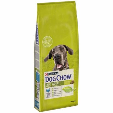 Hrana uscata pentru caini Dog Chow Adult Talie Mare cu curcan 14 kg