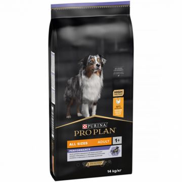 Hrana uscata pentru caini Pro Plan Adult Performance Toate Taliile cu pui 14 kg