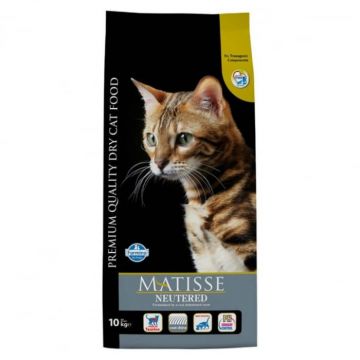 Hrana uscata pentru pisici Matisse Neutered 10 kg