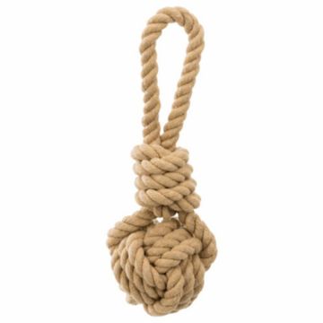 Jucarie pentru caini minge Be Nordic din sfoara 7   20 cm