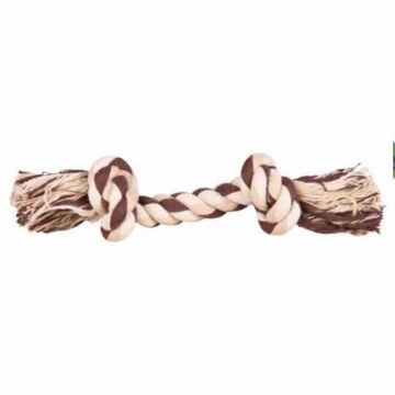 Jucarie pentru caini sfoara cu 2 noduri 28 cm