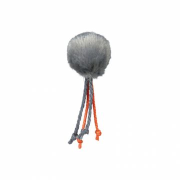 Jucarie pentru pisici minge cu snur 4 cm