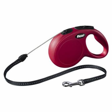 Lesa Flexi New Classic, Cord, S, 8 M, Rosu