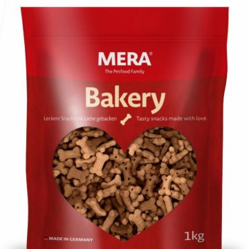 Recompense pentru caini Mera oase cu miel  orez 1 kg