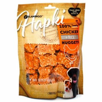 Recompense pentru caini Snack Nuggets cu pui  orez 85 gr