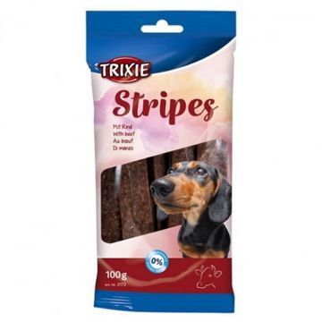 Recompense pentru caini Stripes cu vita 10 buc  100 gr