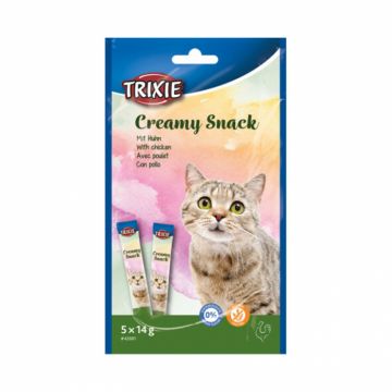 Recompense pentru pisici Creamy Snacks cu pui 5 buc x 14 g