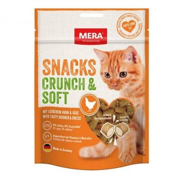 Recompense pentru pisici Mera Cat Snacks Crunch Soft cu pui 200 gr