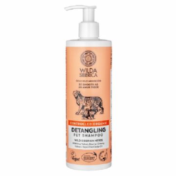 Sampon pentru caini  pisici Wilda Siberica pentru descalcire 400 ml